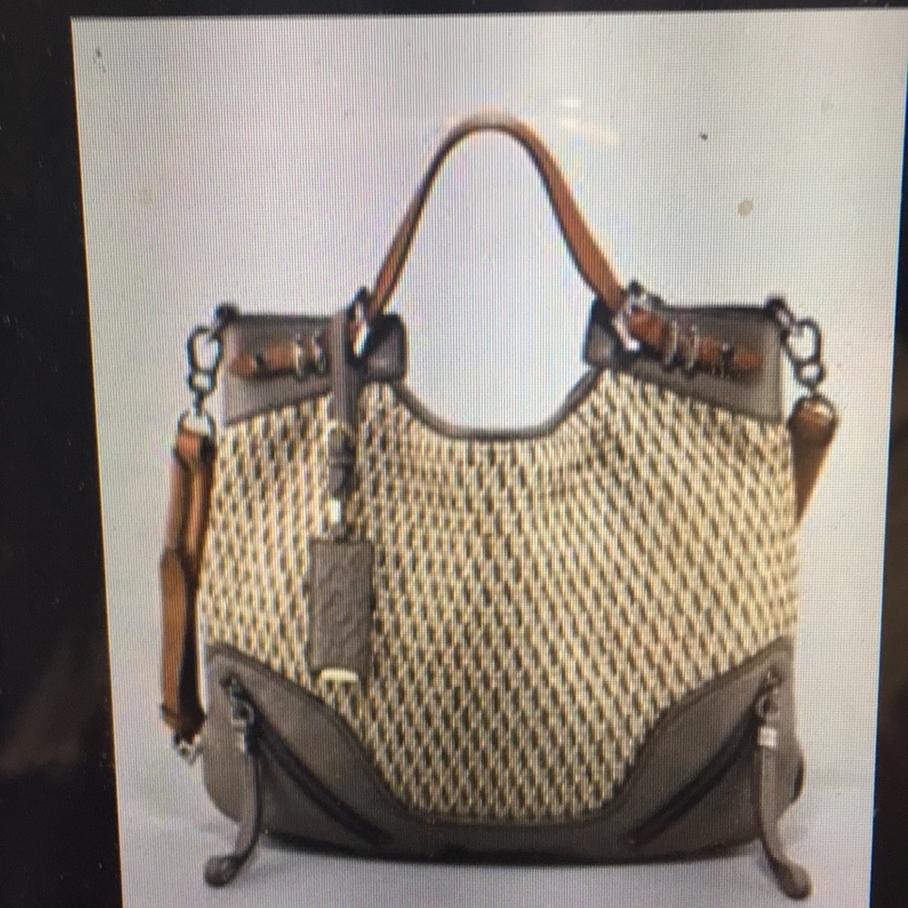 OrYany Anthro raffia  Leather Tote Regina - Picture 2 of 8